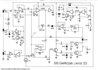 Dod compressor limiter schematic circuit diagram
